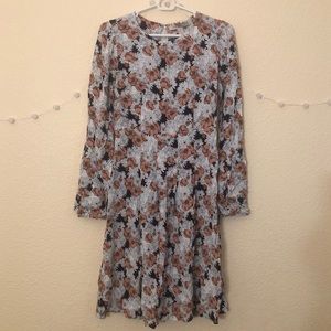 70's-Style Floral Dress